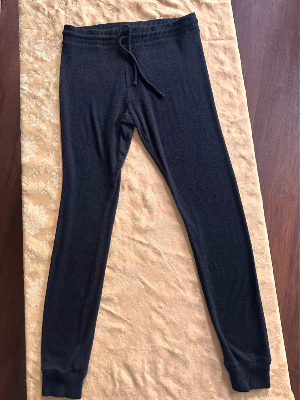 American Eagle Ahh-Mazingly Soft Black Knit Jogger Leggings Sweatpants Size M